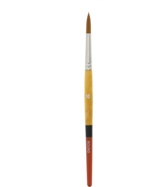 Snap Gold Taklon Round 10 Short Handle
