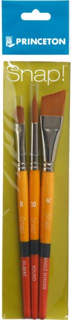 Snap Gold Taklon Set 3/Pack Short Handle