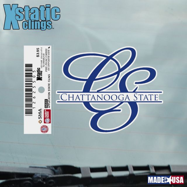 Chattanooga State Technical Community College Cling Decal