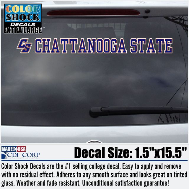Chattanooga State Technical Community College Strip Decal