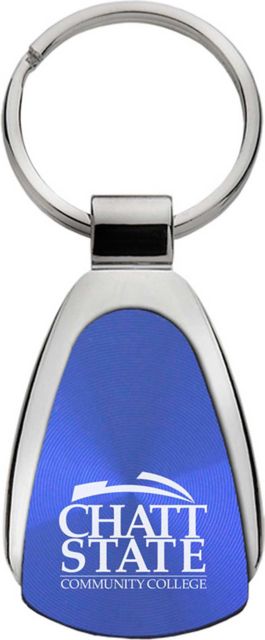 Chattanooga State Technical Community College Teardrop Keychain