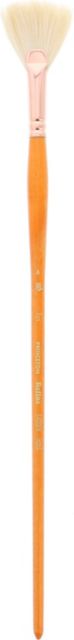 SUMMIT WHITE SYNTHETIC BRISTLE FAN 2 LONG HANDLE