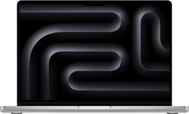 14-inch MacBook Pro: Apple M3 chip with 8 core CPU and 10 core GPU, 512GB SSD - Silver